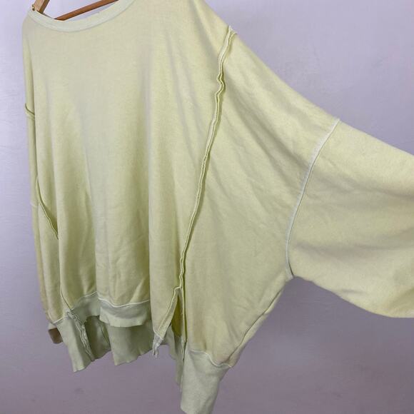 We The Free - Free People Camden Sweatshirt - Luna Moth / Lightning Bolt ? - Med - Picture 7 of 10